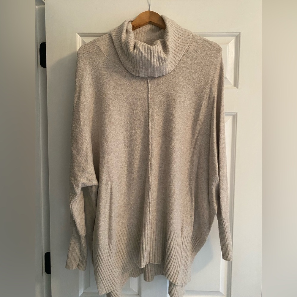 Jessica Simpson Poncho Style Cowl Neck Sweater Size S